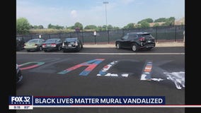 Vandals alter BLM mural in Oak Park to say 'All Lives Matter'