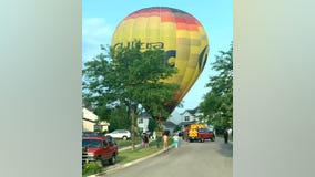 Hot air balloon makes emergency landing after 80-year-old passenger passes out in McHenry County