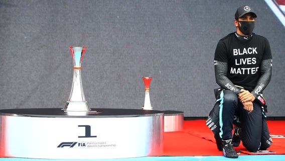 Only black driver in Formula One says he shouldn't be only one pushing anti-racism efforts