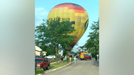 Hot air balloon makes emergency landing after 80-year-old passenger passes out in McHenry County