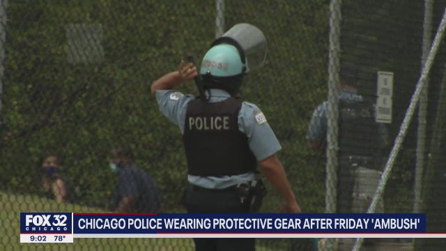 Chicago cops monitoring protests ordered to wear full protective gear after Friday 'ambush'