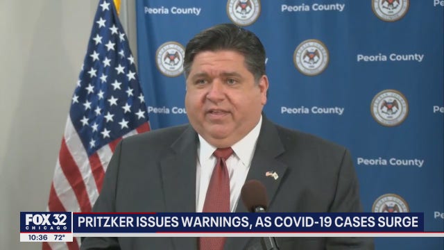 Pritzker's COVID warning for Illinois: 'Things are not heading in the right direction'