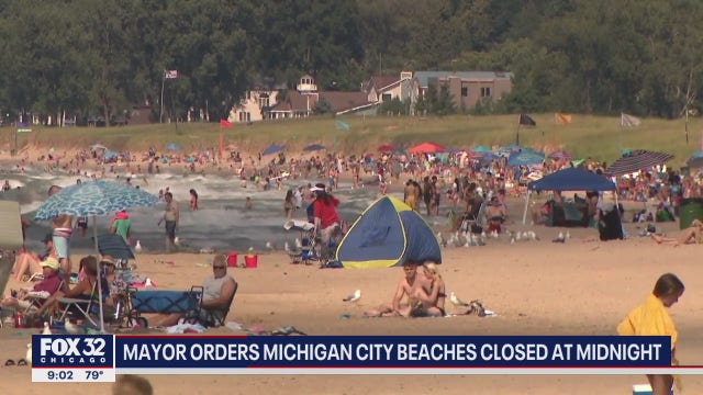 Michigan City beaches to close down for 7 days due to overcrowding