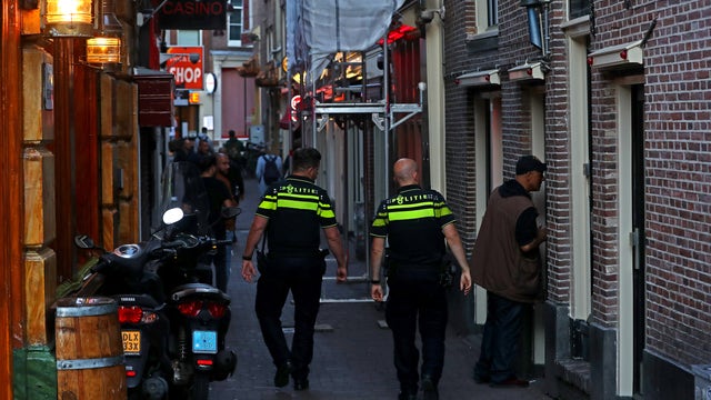 Amsterdam closes off famous street with prostitutes in windows because it was too busy