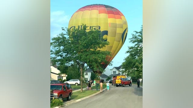 Hot air balloon makes emergency landing after 80-year-old passenger passes out in McHenry County