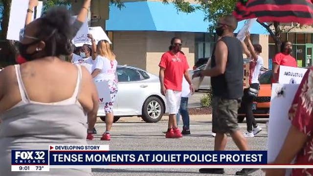 2 arrested at peaceful protest honoring man who died in Joliet police custody