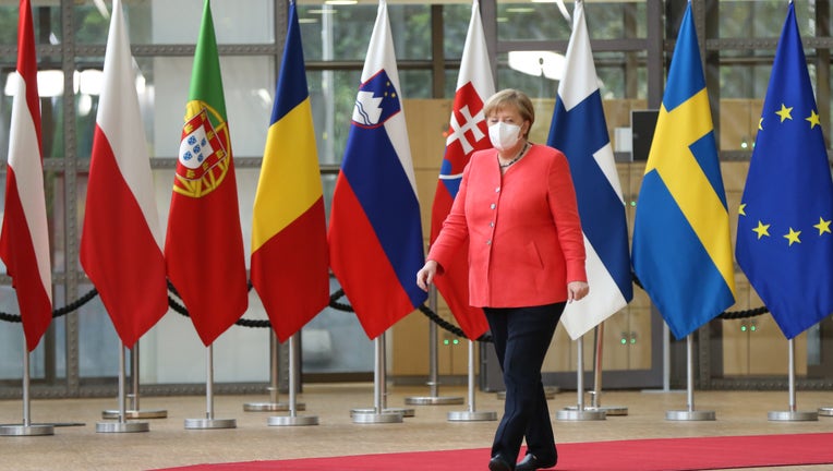 4f3e4609-EU Leaders Meet In Brussels For COVID-19 Crisis Talks