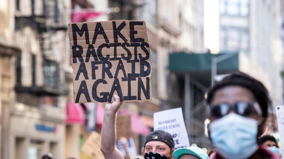 News - George Floyd Protest Trump/Pence Out Now - New York City