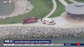 Skateboarder rescued from Lake Michigan after falling from northwest Indiana pier