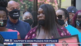 Chicago rapper's mother breaks silence after losing her son to gun violence