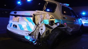 2 CPD squad cars struck by drunk driver on I-94 near Chatham