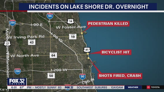 Teen bicyclist hit by car on Lake Shore Drive