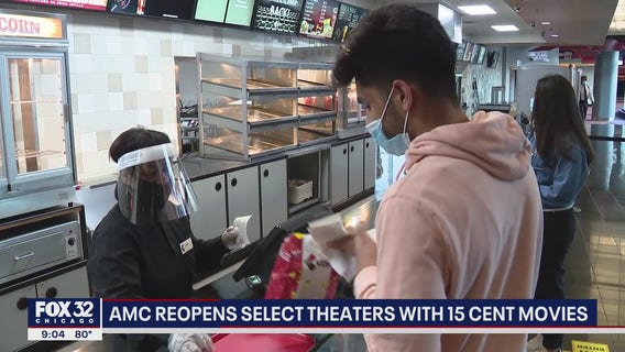 'Lights, camera, action'; Movie theaters begin reopening in Illinois with new safety measures
