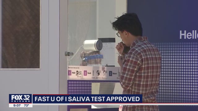 Pritzker touts U of I saliva test as possible ‘game changer’