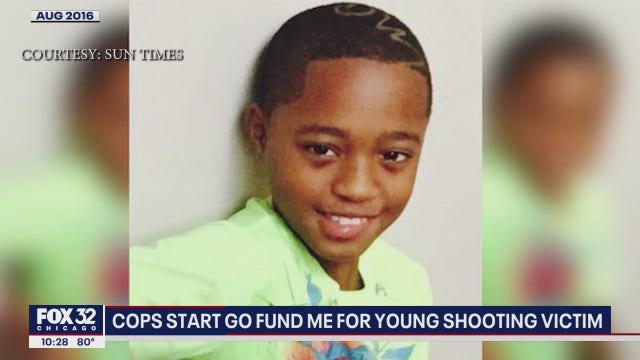 Chicago cops trying to raise $50k for shooting victim's education