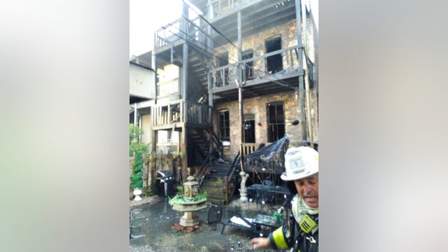 Old Town porch fire spreads into home, causing heavy damage, injuring firefighter