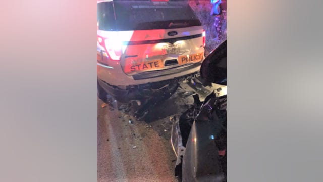 Man charged with DUI in I-290 crash with squad car