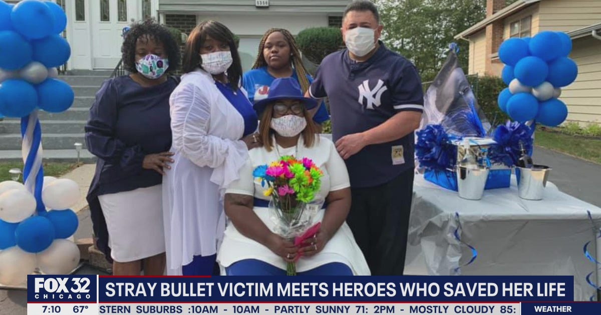 Woman shot by stray bullet in West Englewood meets CPD officer who ...