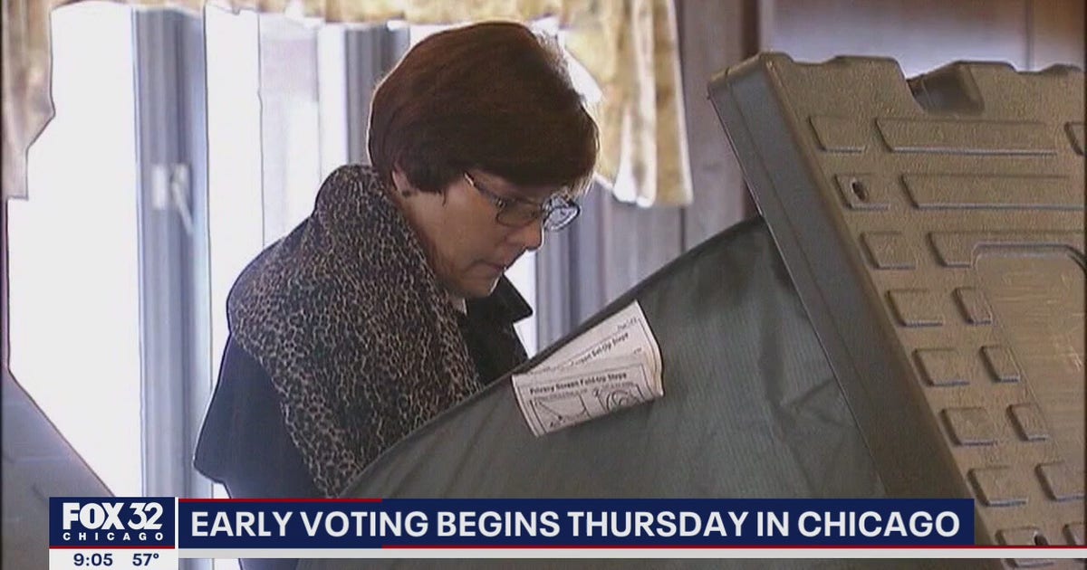 Early voting in Chicago begins Thursday | FOX 32 Chicago