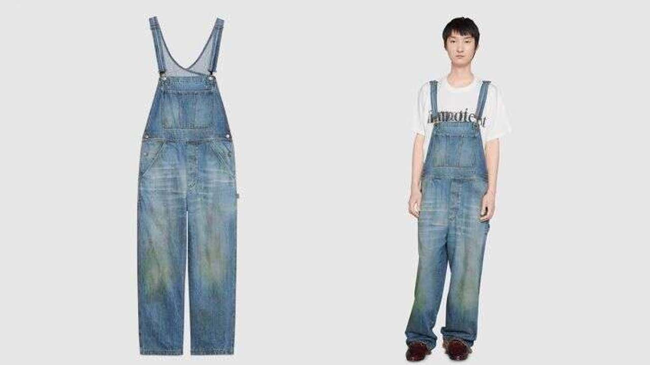 grass stained overalls