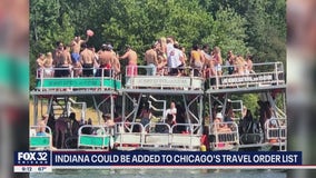 Indiana could be added to Chicago's travel order list as photo of boat party goes viral