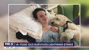 Teen struck by lightning in Florida now improving with treatment in Chicago