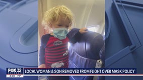 Chicago mom, 2-year-old son removed from flight over mask policy