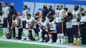 Bears players join Black Lives Matter protests before games across nation