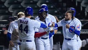 Cubs walk off over Indians on consecutive HBPs