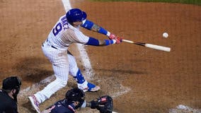 Báez single gives Cubs 4th straight win, 3-2 over Indians