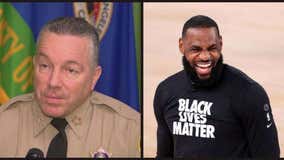 LA Sheriff Alex Villanueva challenges Lebron James to match reward money for gunman who ambushed two deputies