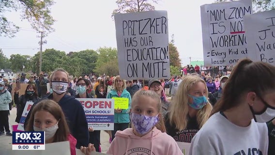 Suburban parents protest remote learning: 'destroying a generation'