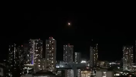 ‘Is it going to crash?’: Shocking video captures jet apparently catching fire in midair over Honolulu