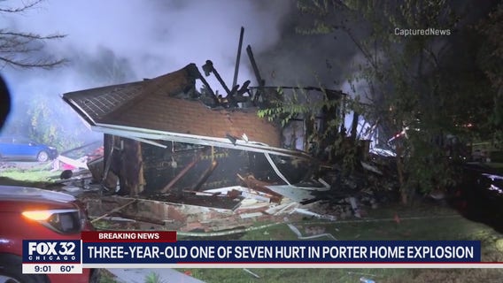 3-year-old, 6 others hurt following house explosion in Northwest Indiana