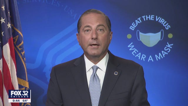 US health secretary Alex Azar says Illinois students should return to class