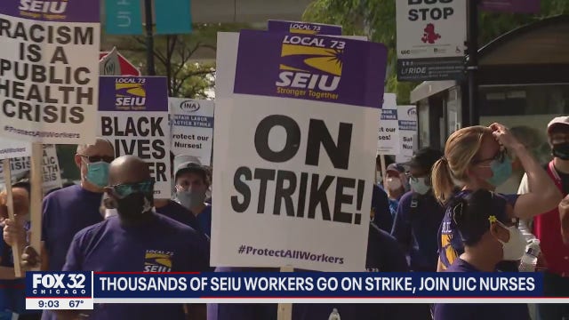 UIC nurses strike gains manpower: 'We deserve a better life'
