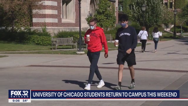 University of Chicago students return back to campus