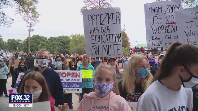 Suburban parents protest remote learning: 'destroying a generation'