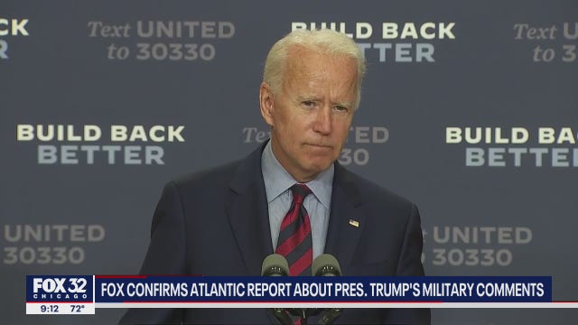 Biden slams Trump over alleged comments mocking US war dead