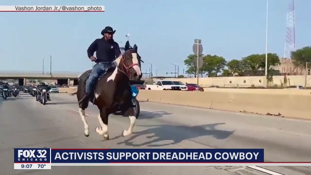 Family, activists want charges against 'Dreadhead Cowboy' dropped