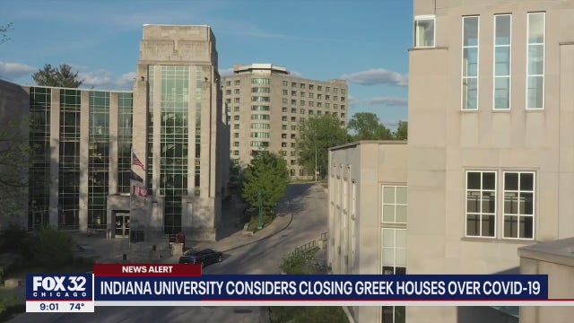 Indiana virus caution urged as IU seeks fraternity closures