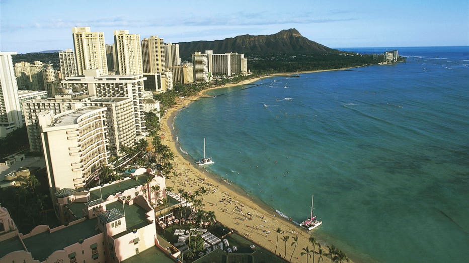 Waikiki Beach, Oahu Island, Hawaii