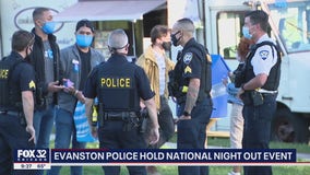 Evanston police host 'National Night Out' event amid pandemic