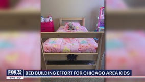 Volunteers build beds for Chicago-area children in need