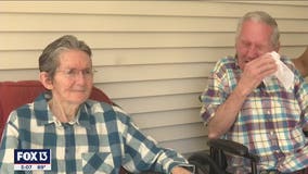 Married for 60 years, couple's seven-month COVID separation ends with tearful reunion