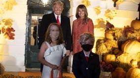 Mini President Trump, Melania costumes highlight Halloween at White House amid COVID safety tweaks