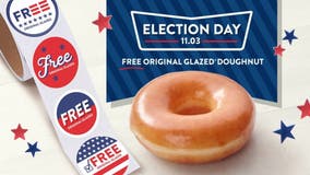 Krispy Kreme will give away free doughnuts on Election Day