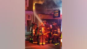Firefighters battle blaze on NW Side