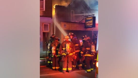 Firefighters battle blaze on NW Side