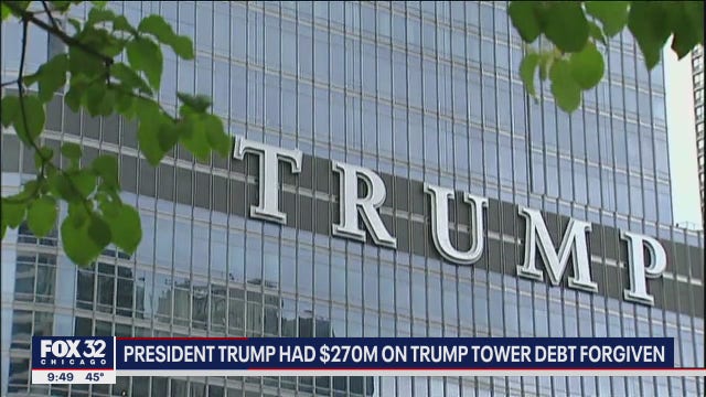 President Trump had $270 million in debt on Chicago's Trump Tower forgiven: New York Times